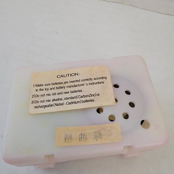 Small Barney Purple Green Dinosaur Plush Doll PBS Kids TV Show I Love You Heart - Picture 10 of 11